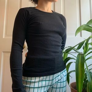 American Apparel black long sleeve